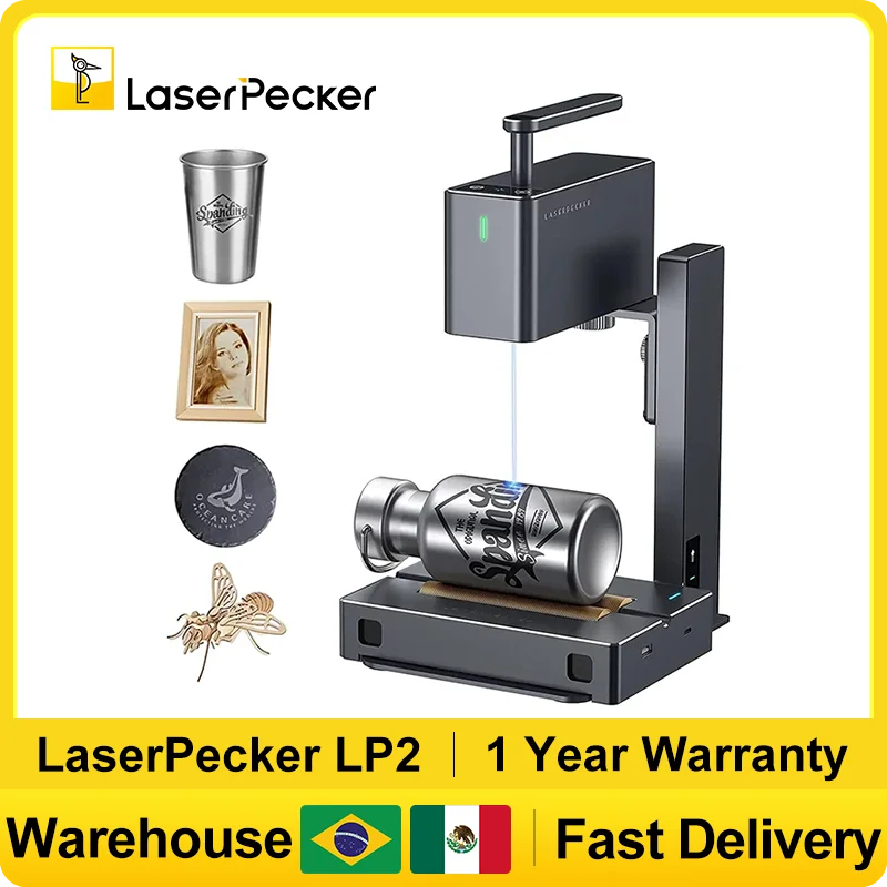 Industrial Laser Printing Machine - LaserPecker 2 Laser Engraver Portable Wood