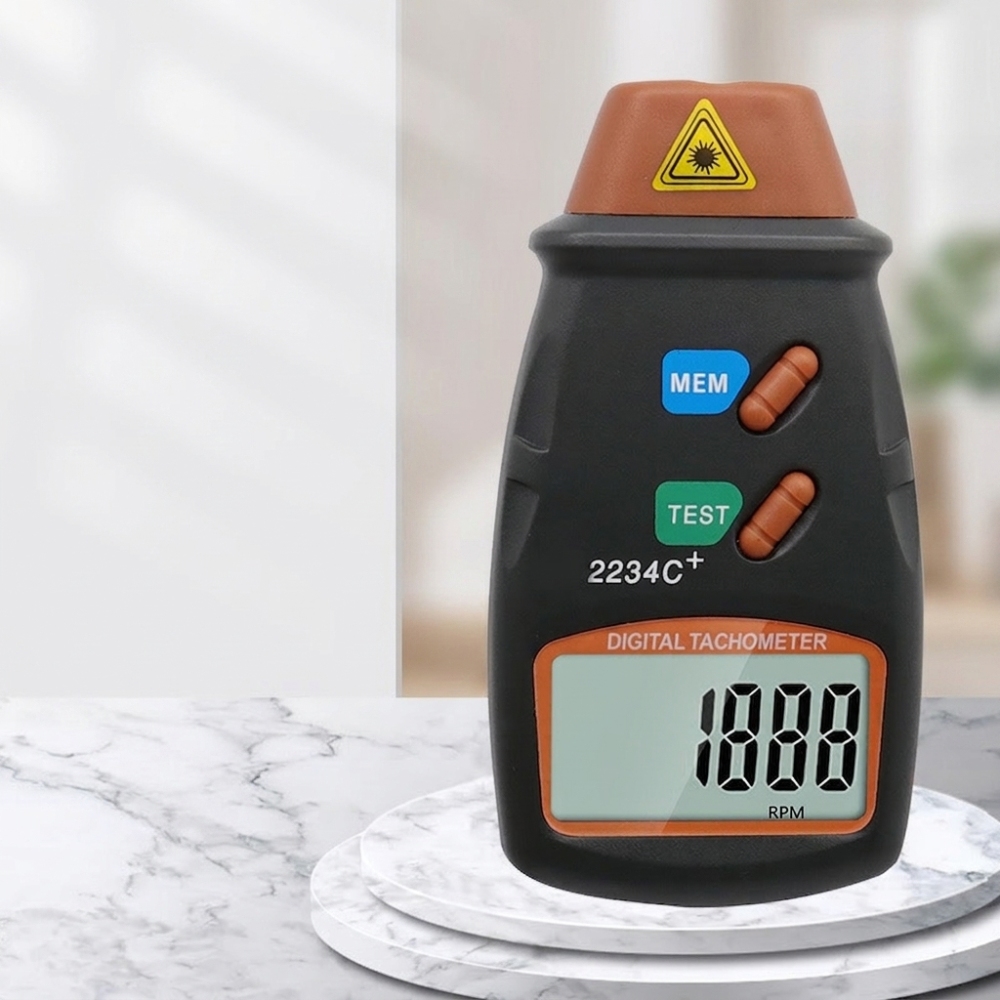 Industrial Laser Tachometer - Digital Laser Tachometer Non Contact RPM