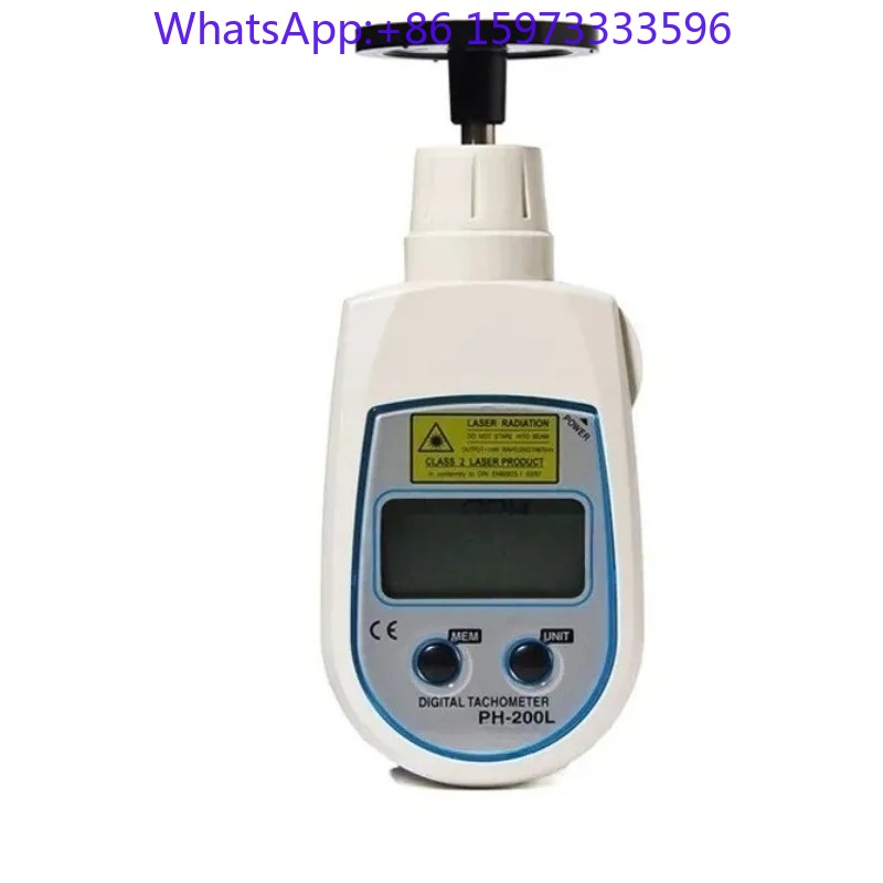 Industrial Laser Tachometer - Digital Photoelectric Tachometer PH-200LC PH-200L Portable