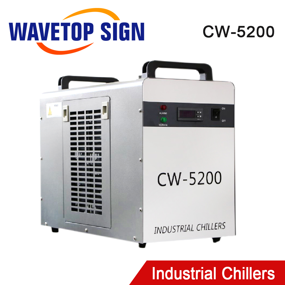 Laser Industrial Chiller - WaveTopSign CW-5200 Industrial Water Chiller 5200W