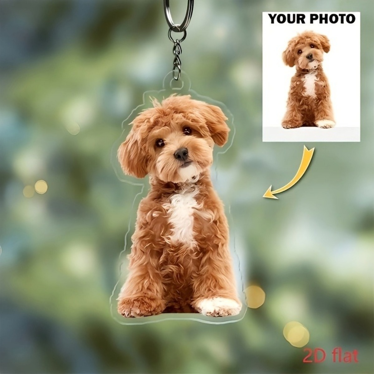 Industrial Laser Power - Custom Photo Keychain – Personalized Acrylic