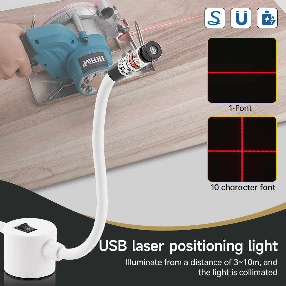 Industrial Laser Welding - USB Powered Red Laser Light Sewing