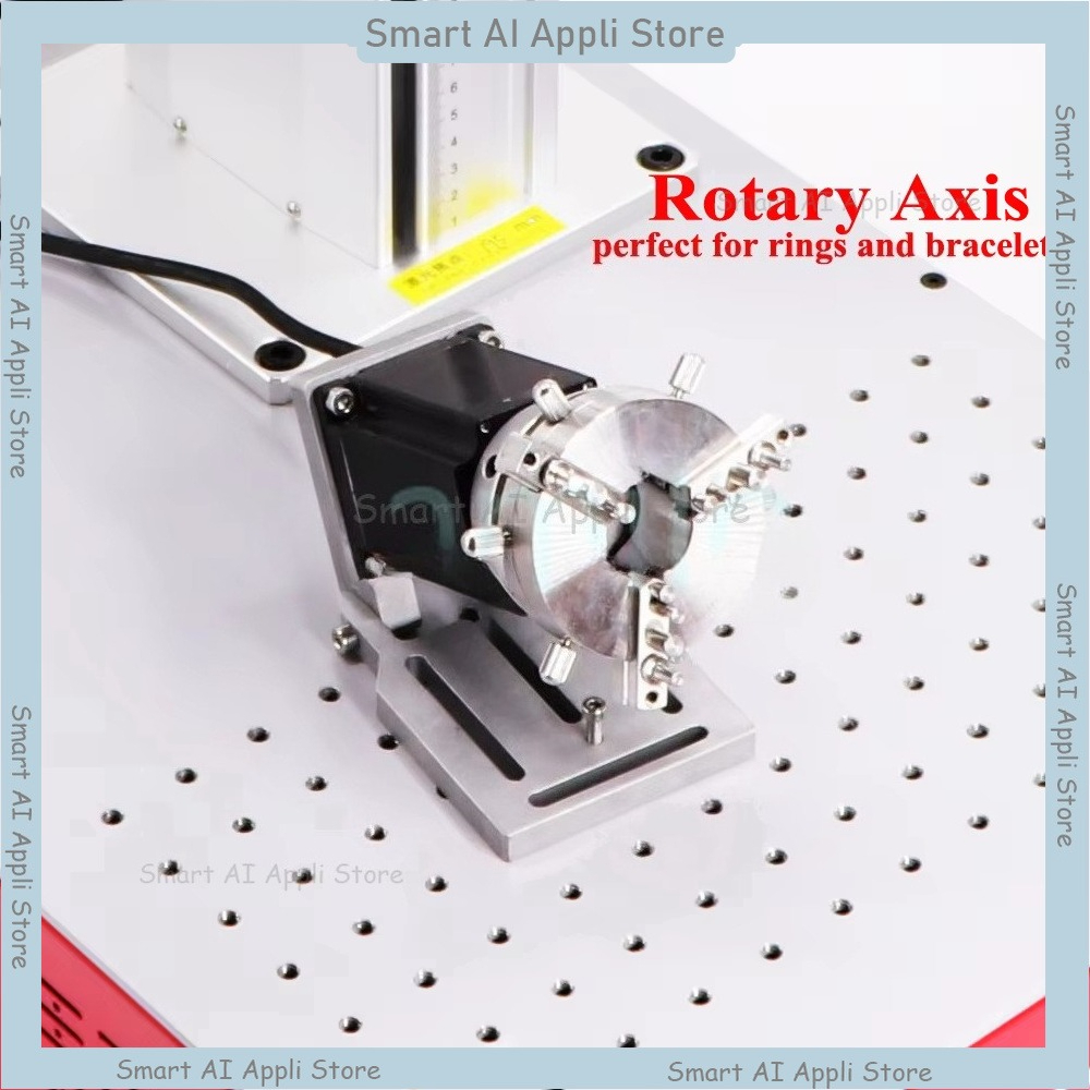 Rotary Axis Laser Engraver - D69 Laser Marking Machine Auto Lock