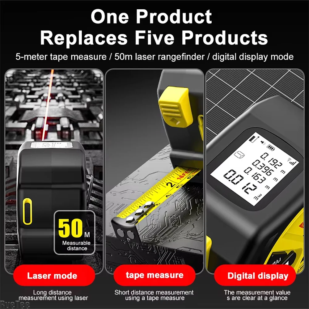 USB Charging Laser 5M Tape Mea - Industrial Laser Distance Sensor recension och pris