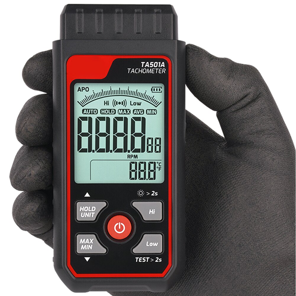 TA501A Laser Tachometer Up to  - Industrial Laser Tachometer recension och pris