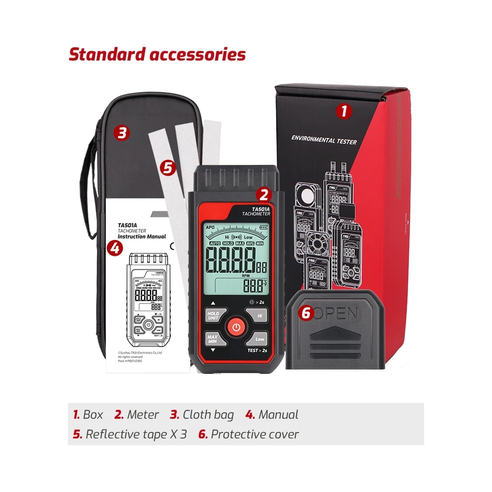 TA501A Laser Tachometer Up to  - Industrial Laser Tachometer recension och pris