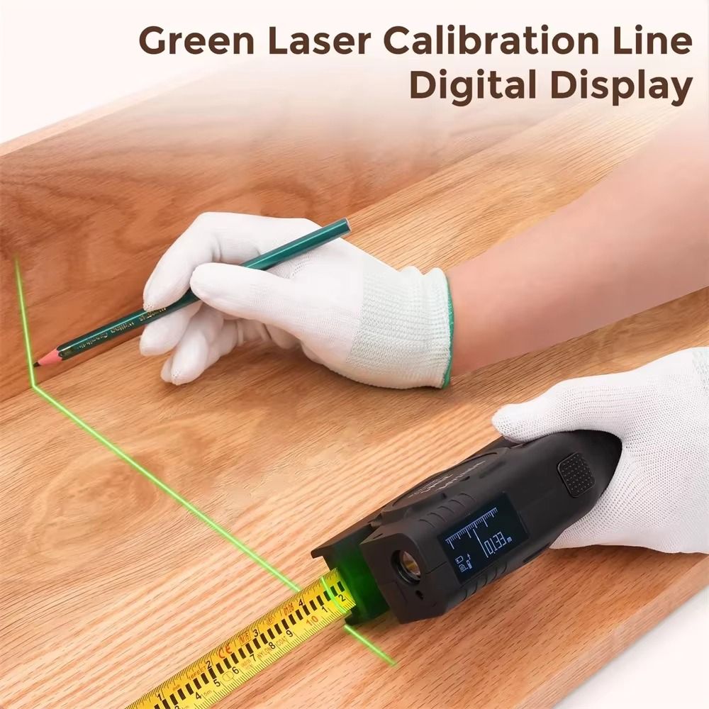 3-in-1 Laser Tape Measure Retr - Industrial Laser Distance Sensor recension och pris