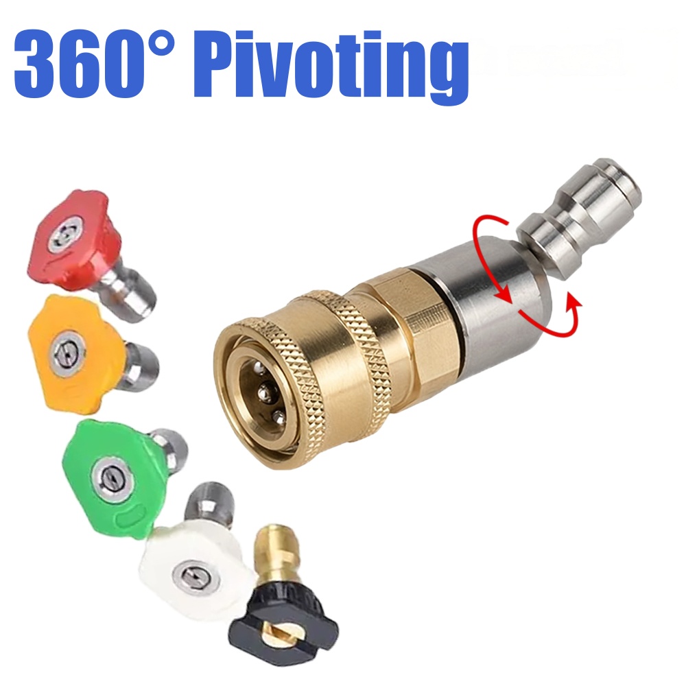360° Pivoting Pressure Washer  - Laser Nozzle Ceramic recension och pris