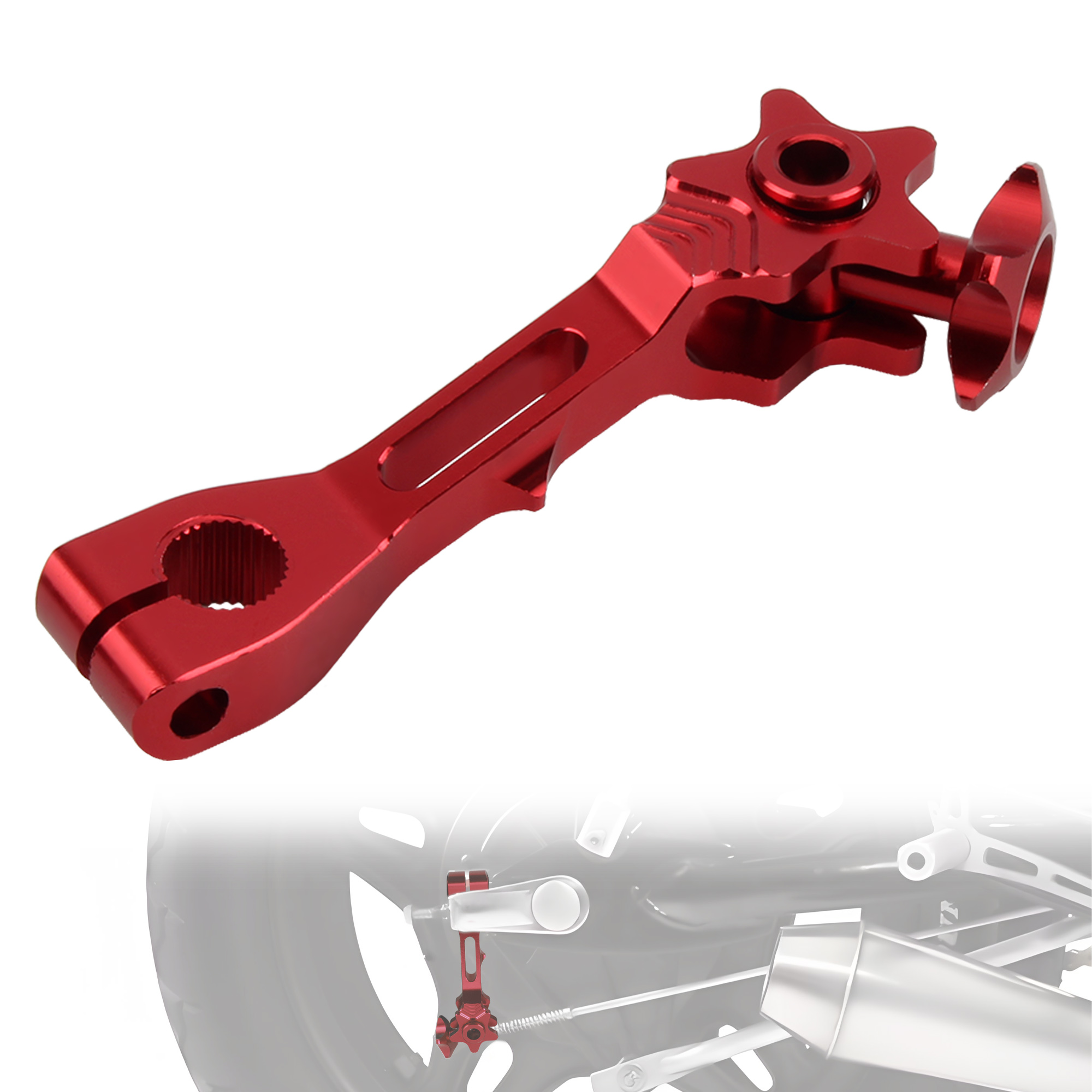 Motorcycle Rear Brake Rocker A - Drag Chain Cnc recension och pris