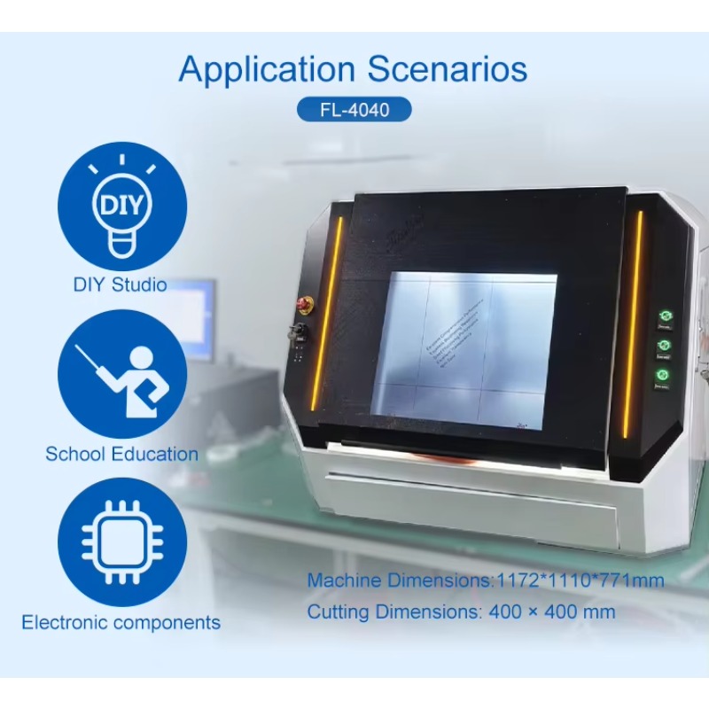 800W CNC Fully‑enclosed Fiber  - Industrial Laser Cutter For Metal recension och pris
