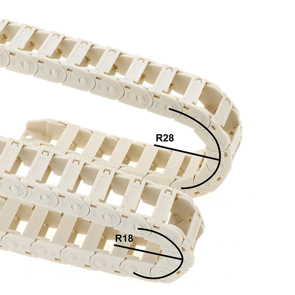 Kande PA66 White Open Type Dra - Drag Chain Cnc recension och pris