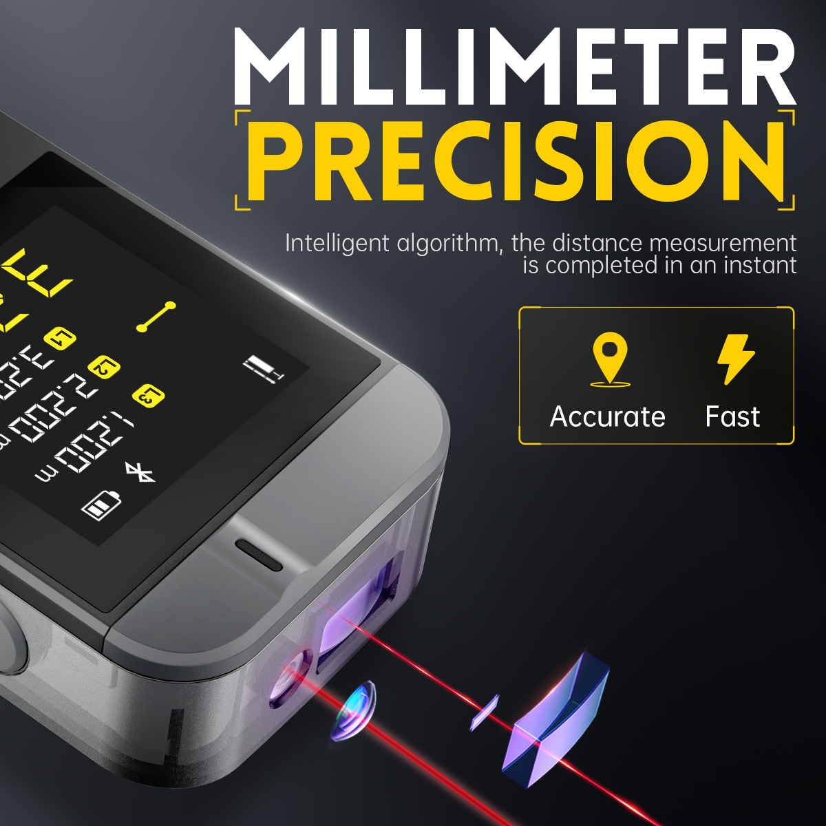 FNIRSI IR40 Digital Laser Tape - Industrial Laser Training recension och pris