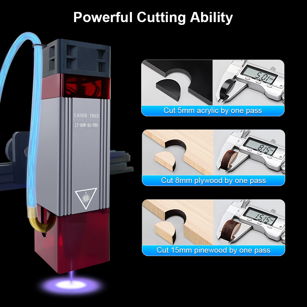 LASER TREE 5W 10W Optical Powe - Metal Laser Cutter Head recension och pris