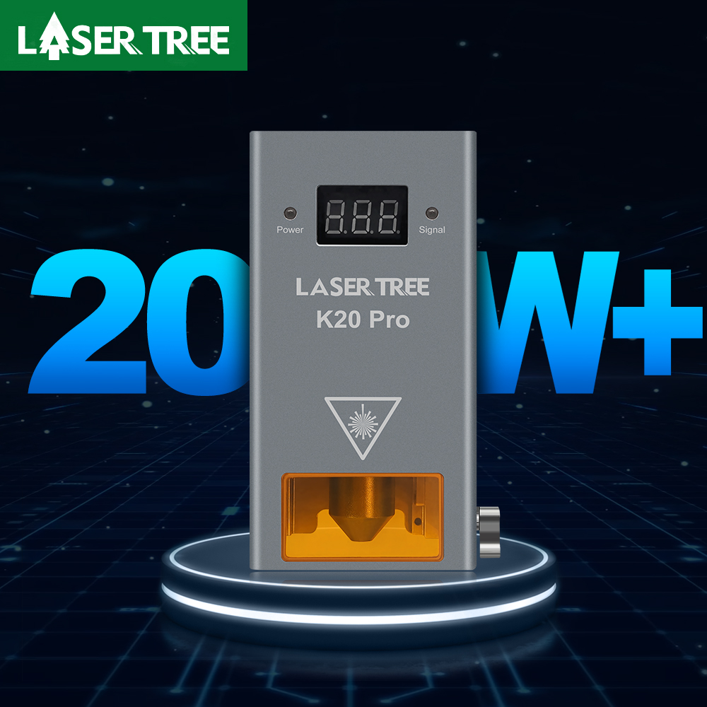 LASER TREE K20 20W Optical Pow - Metal Laser Cutter Head recension och pris