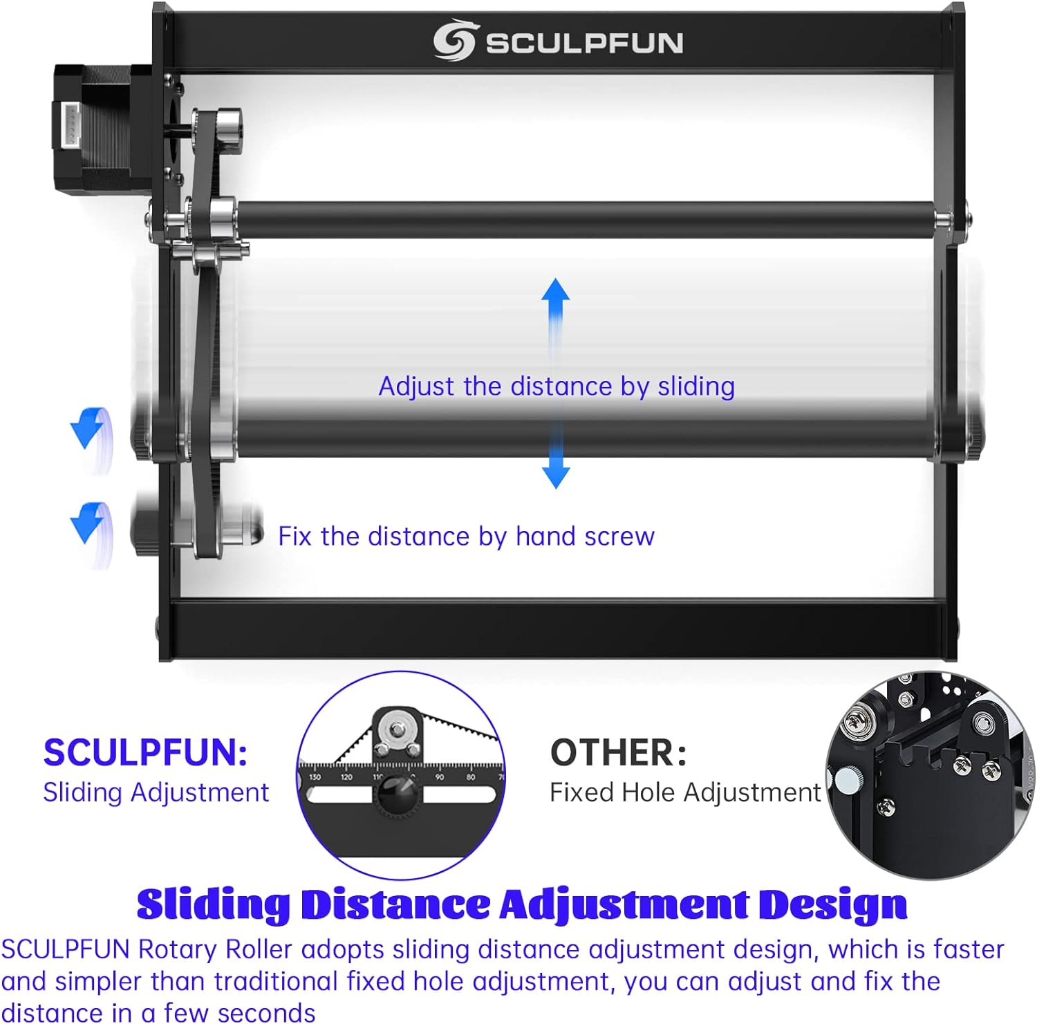 SCULPFUN Laser Rotary Roller L - Rotary Axis Laser Engraver recension och pris