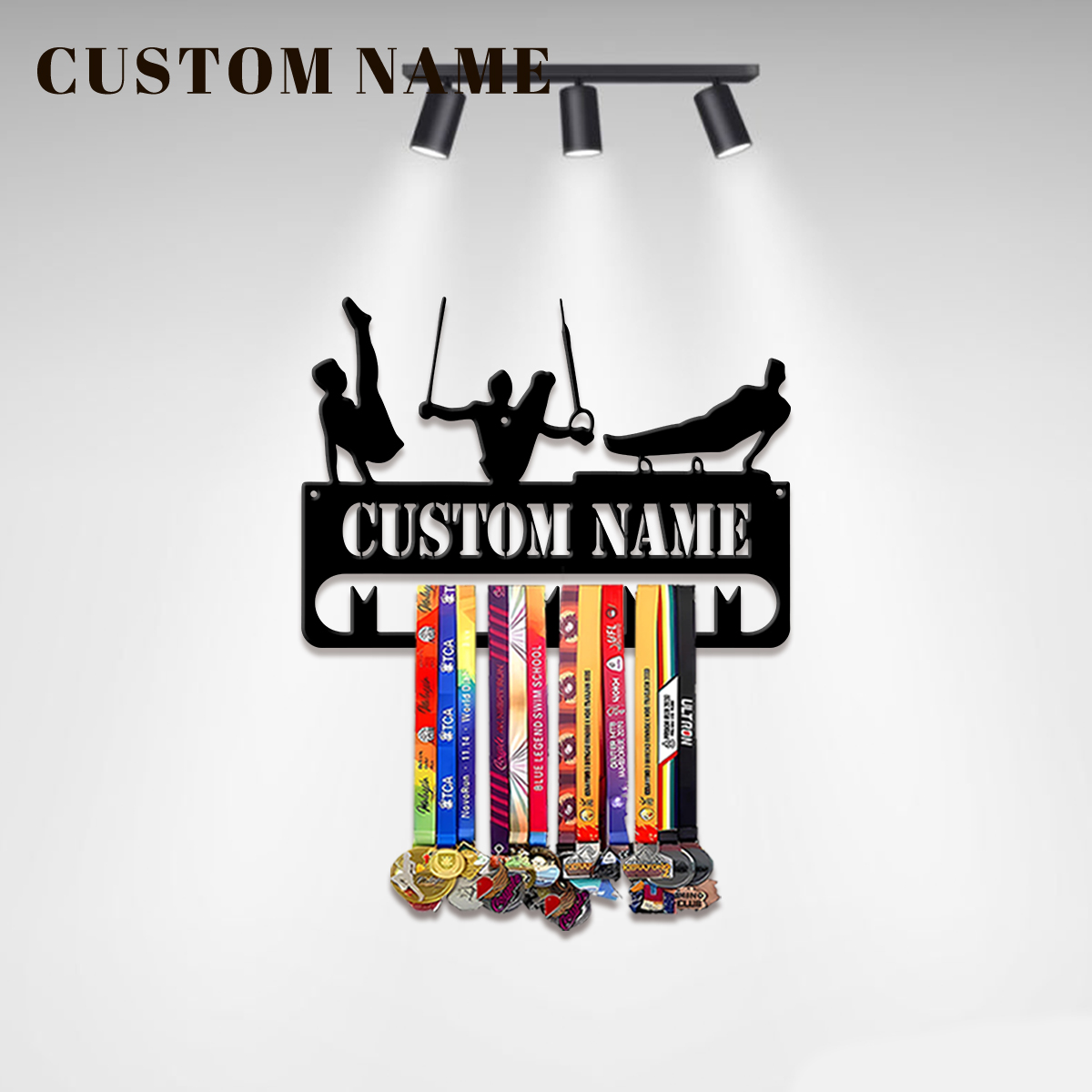 1pc Custom Fitness Metal Medal - Industrial Laser Power recension och pris