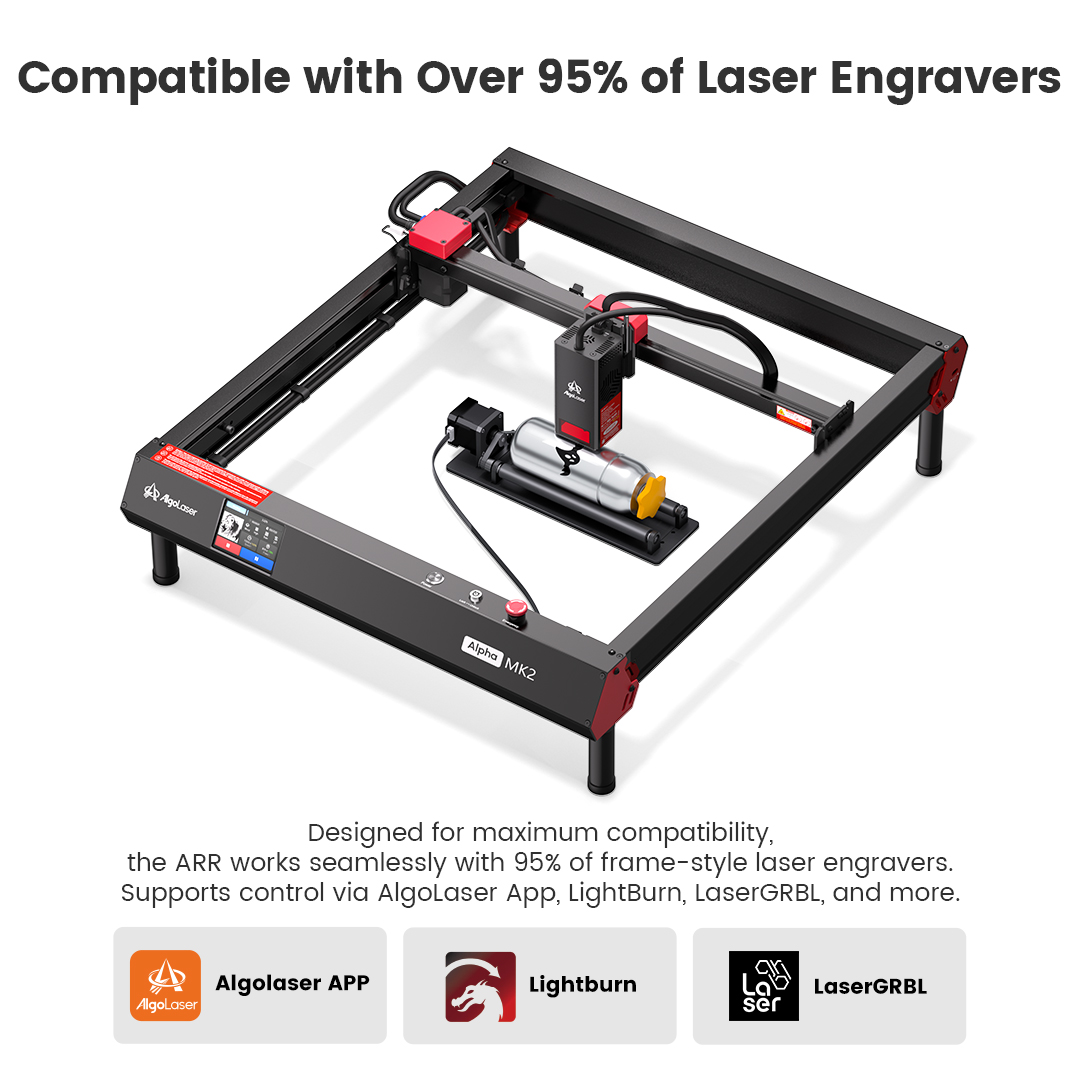 AlgoLaser Rotary Roller 360° R - Rotary Axis Laser Engraver recension och pris