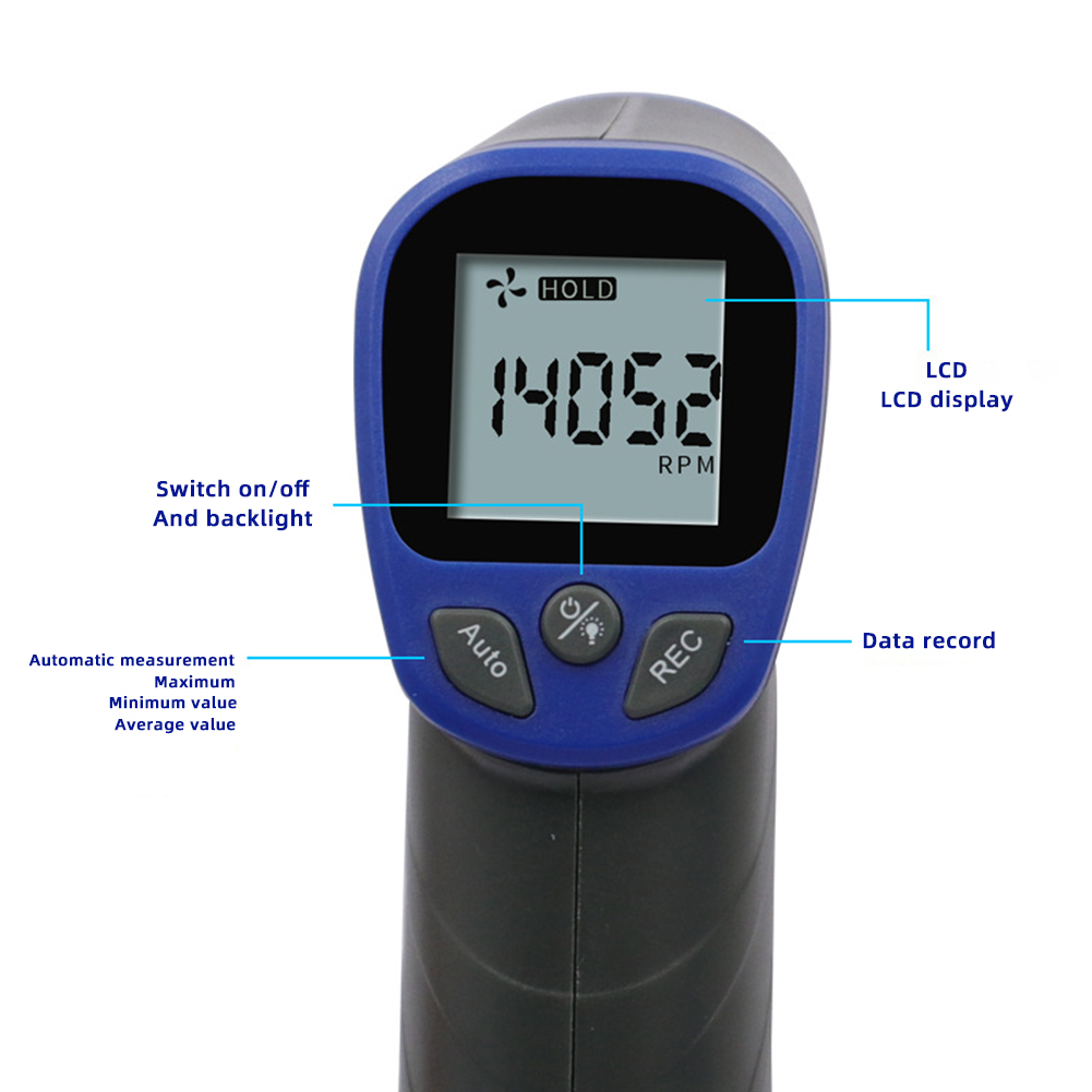 Non Contact Infrared Lasers Ta - Industrial Laser Tachometer recension och pris