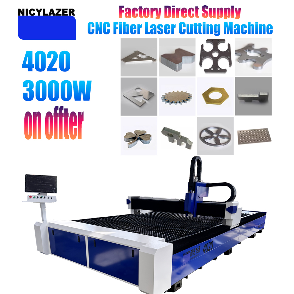 NICYLAZER CNC 3000W 4020 Fiber - Industrial Laser Cutter For Metal recension och pris