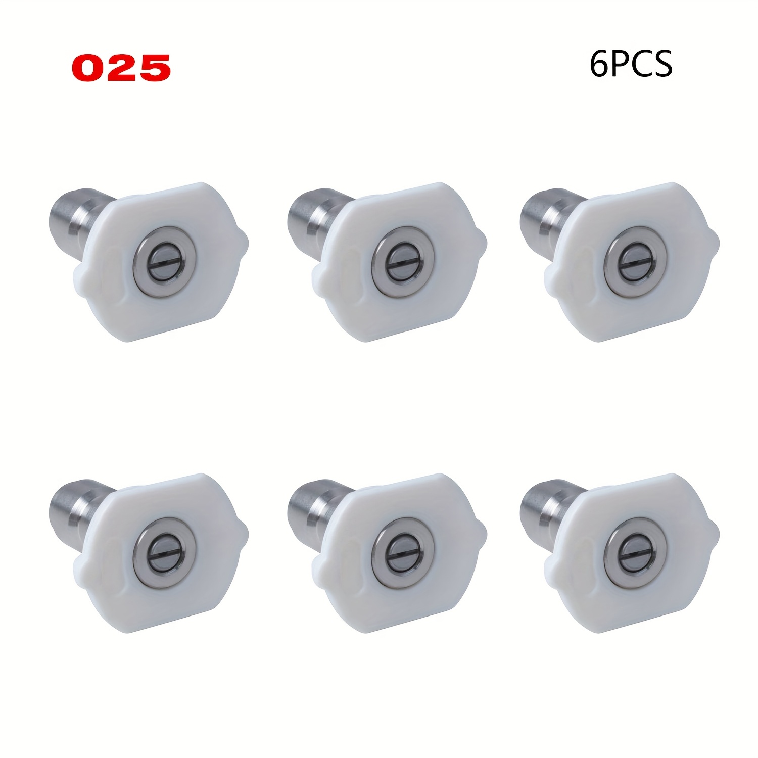 6‑Pack Stainless Steel Pressur - Laser Nozzle Ceramic recension och pris