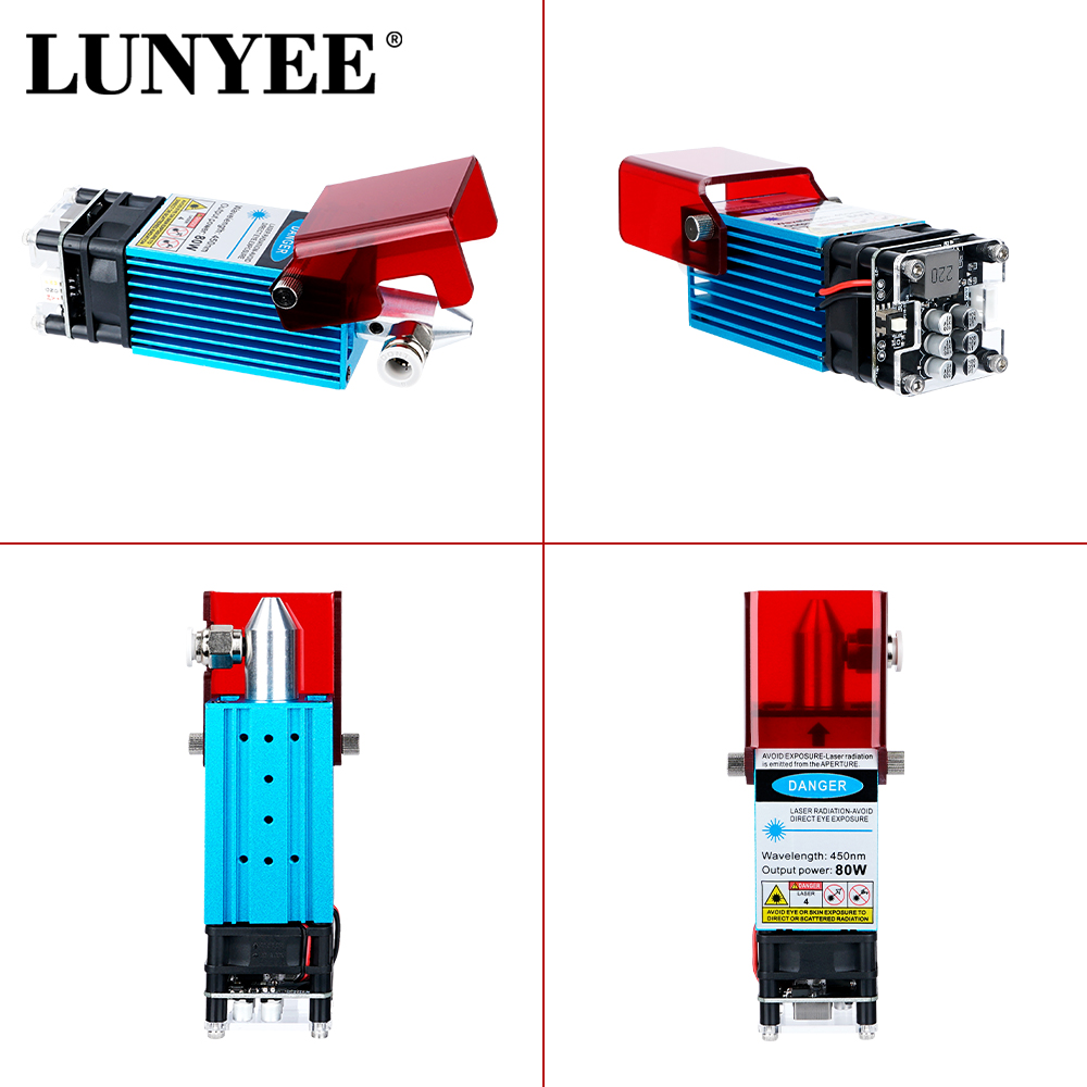 LUNYEE Laser Module 80W 40W Wi - Metal Laser Cutter Head recension och pris