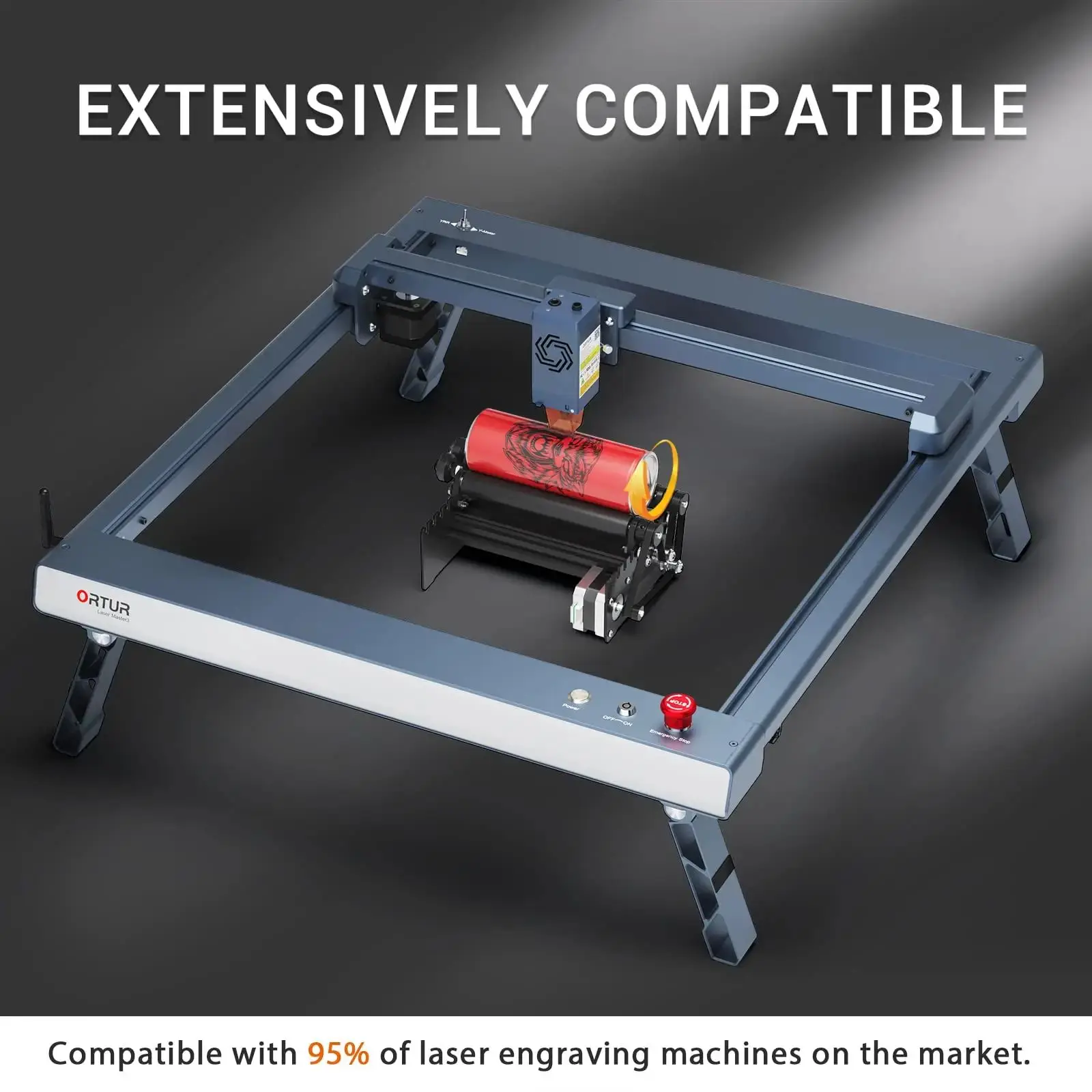ORTUR Laser Rotary Roller Tool - Rotary Axis Laser Engraver recension och pris