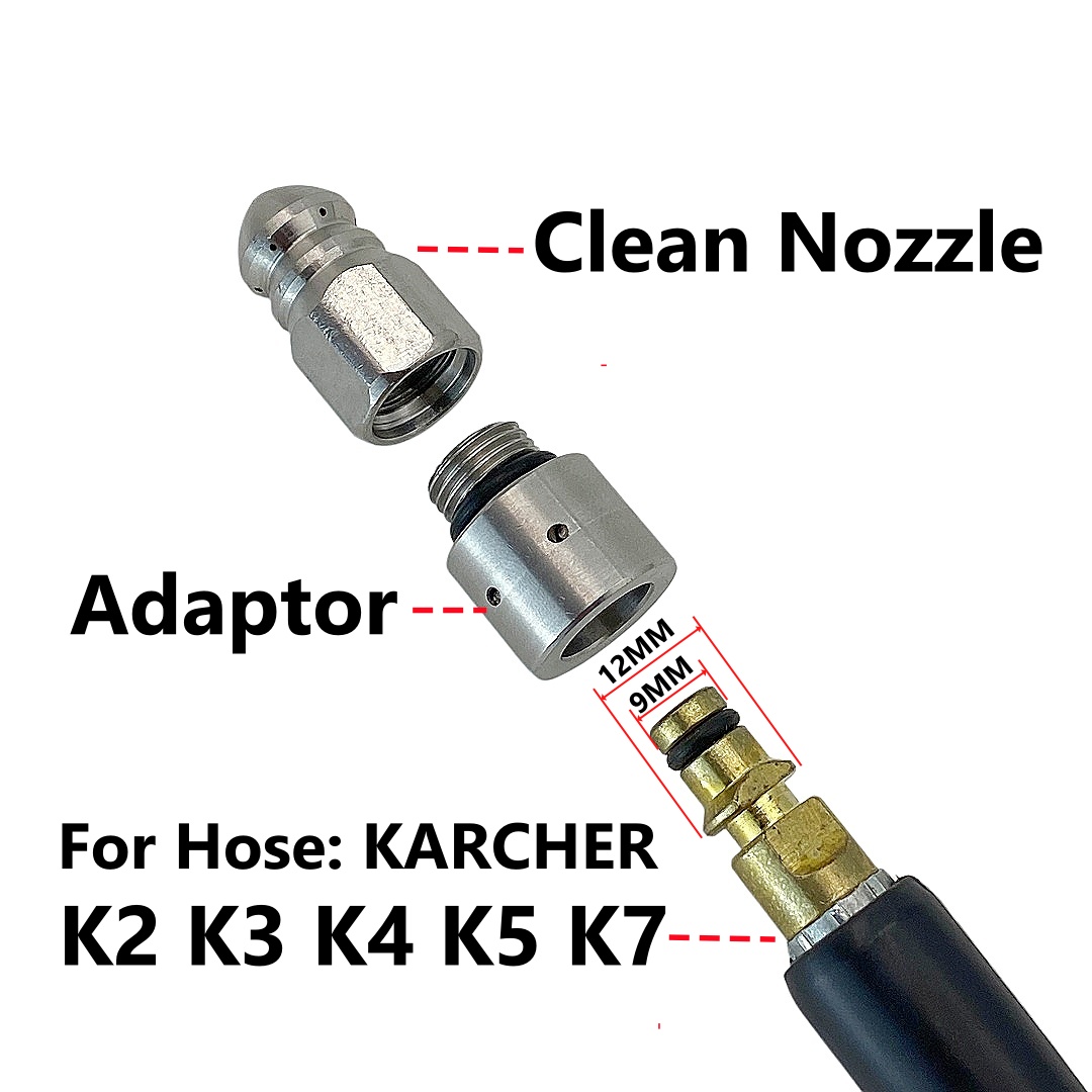 High Pressure Washer Hose Drai - Laser Nozzle Ceramic recension och pris