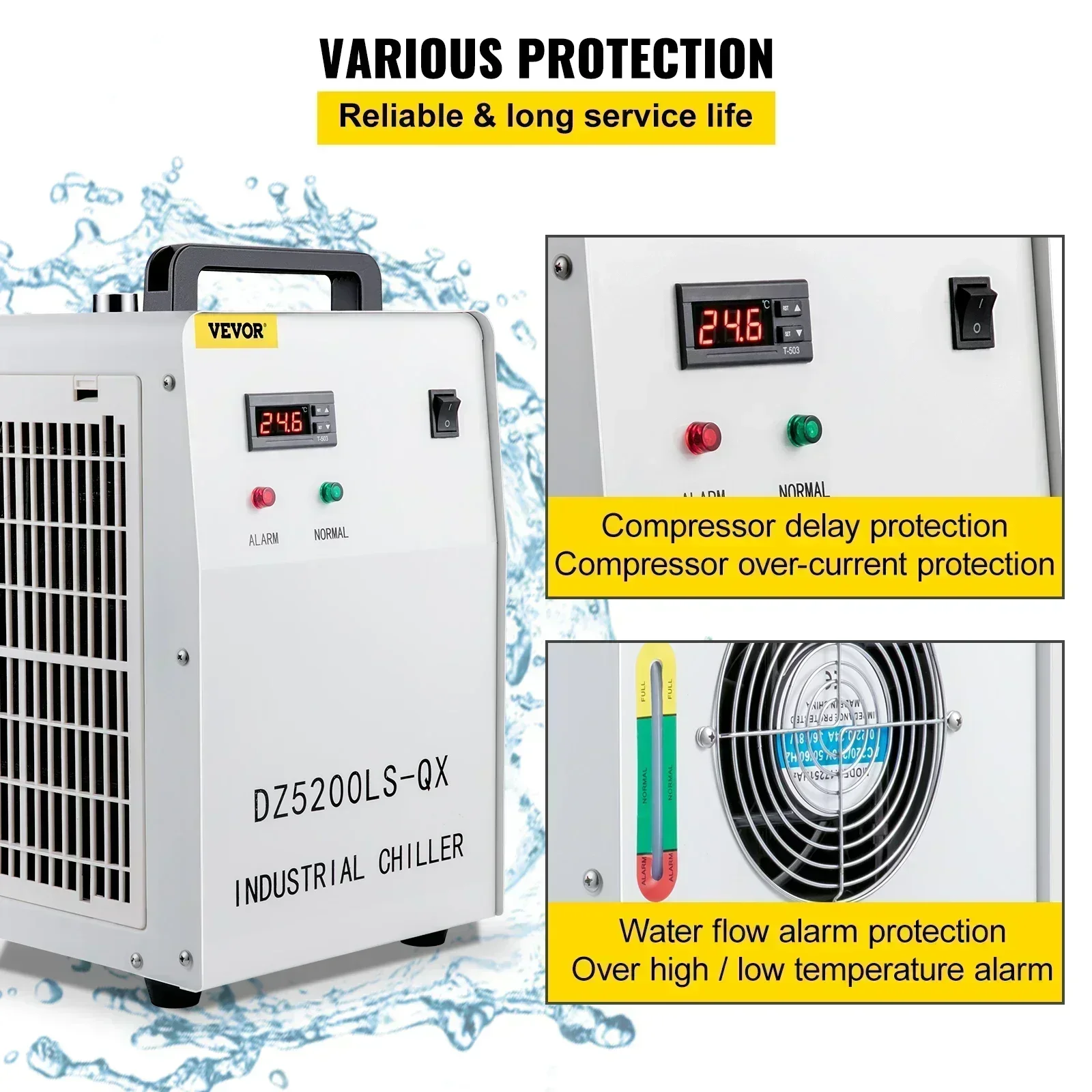 SIHAO CW-3000 Industrial Grade - Laser Industrial Chiller recension och pris