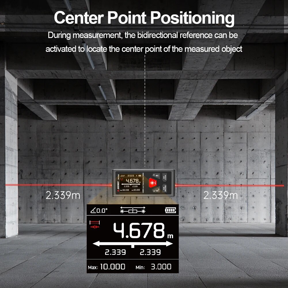 SNDWAY Dual Laser Distance Met - Industrial Laser Training recension och pris