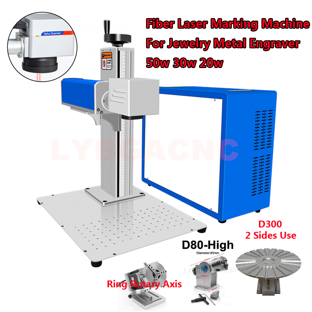 50W Fiber Laser 30W Metal Mark - Rotary Axis Laser Engraver recension och pris